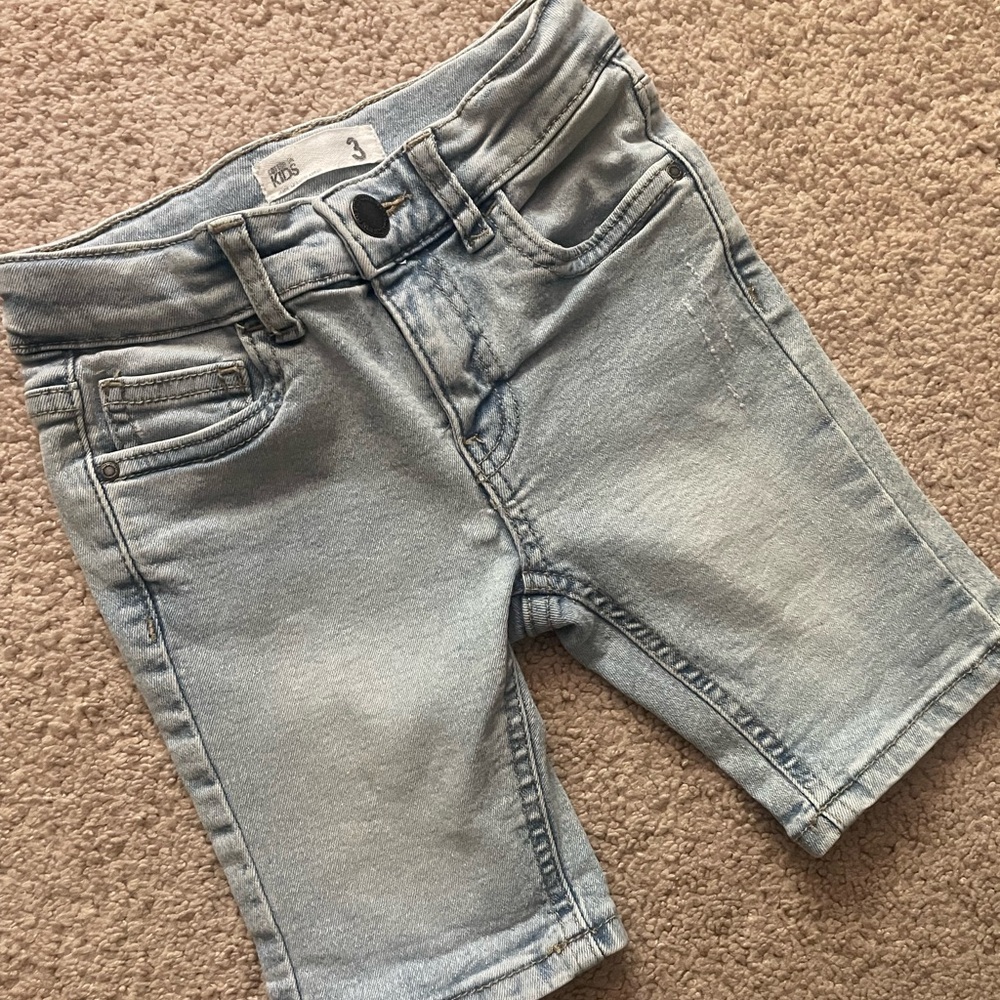 Cotton On Light Blue Kids Denim Shorts